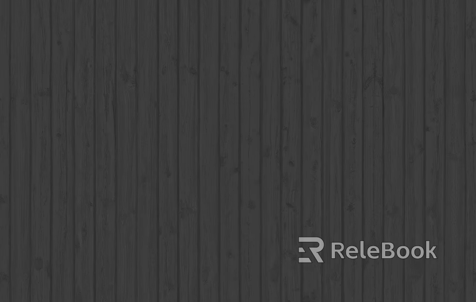 Wood Panel Black Aluminum Grille Ceiling Seamless texture