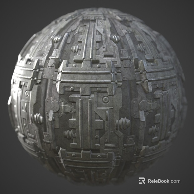 Sci-fi Space Capsule PBR texture