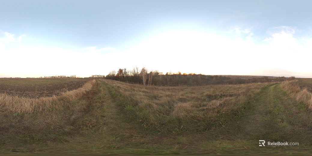 HDR Sunset Sunset Natural Landscape Lawn Farm Outskirts texture