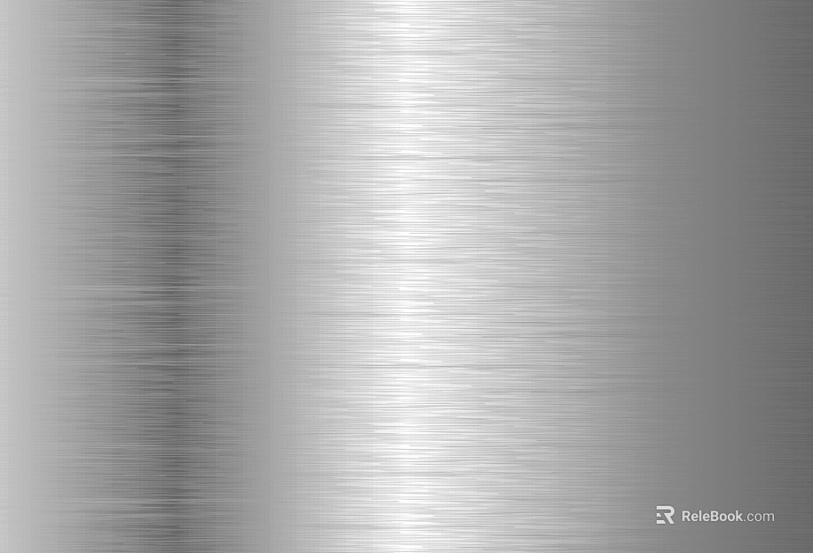 Silver gray brushed metal decorative panel texture
