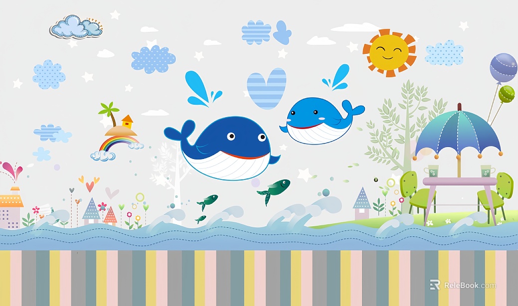 Children's Wallpaper texture