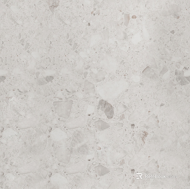 Light gray terrazzo kitchen and bathroom wall surface texture