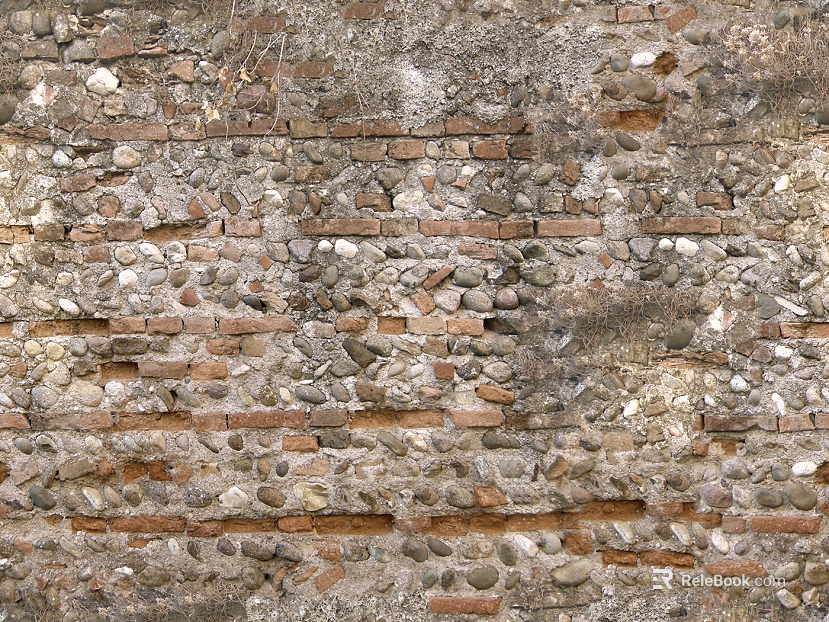 Old and Damaged Outdoor Building Rock Stone Wall Tile texture