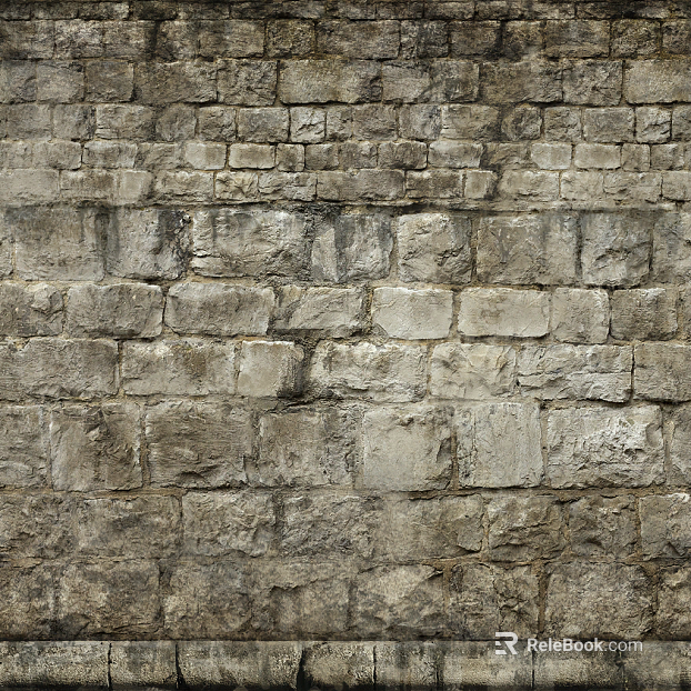 Taupe Stone Brick Wall Exterior Wall Finish texture
