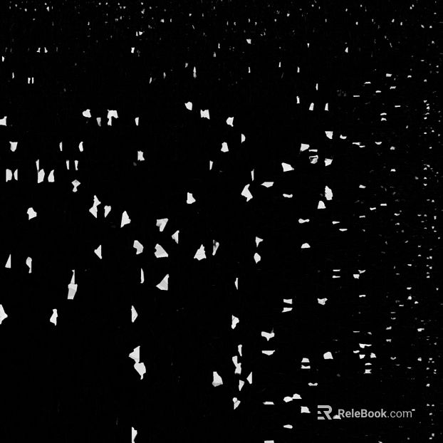Black background white spot terrazzo floor material texture