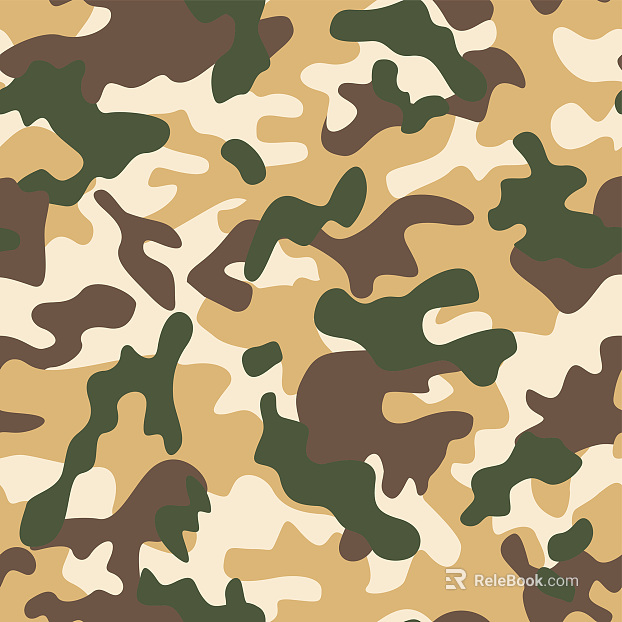 Camouflage green mosaic camouflage clothing fabric texture