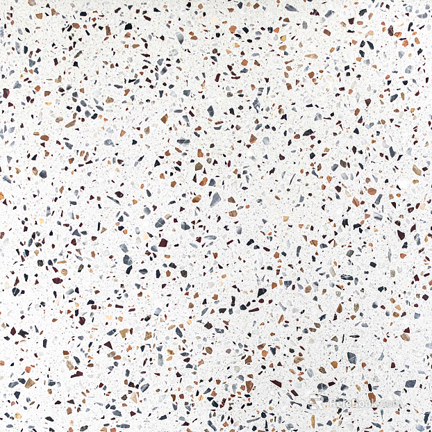 terrazzo artificial stone table top granular white texture