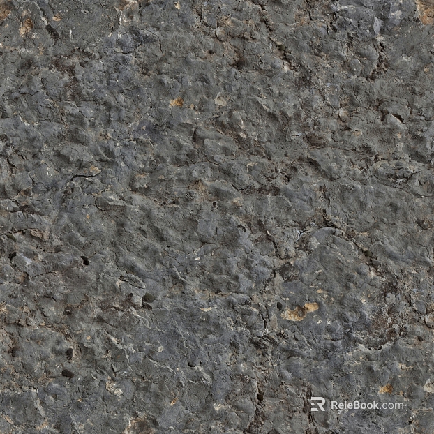 Dark gray rubble outdoor wall texture