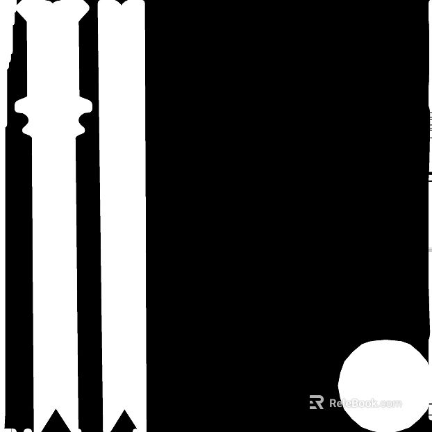 Black and White Bump Pillar Decoration Map texture