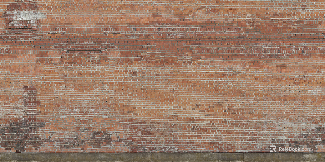 Brick wall broken broken red brick wall seamless texture
