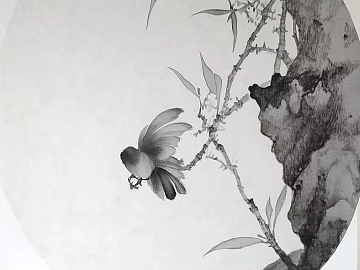 New Chinese Ink Painting texture (ID:ffach968836)
