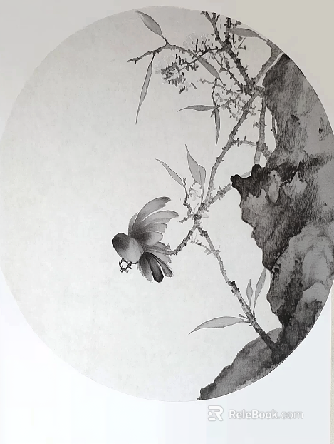 New Chinese Ink Painting texture