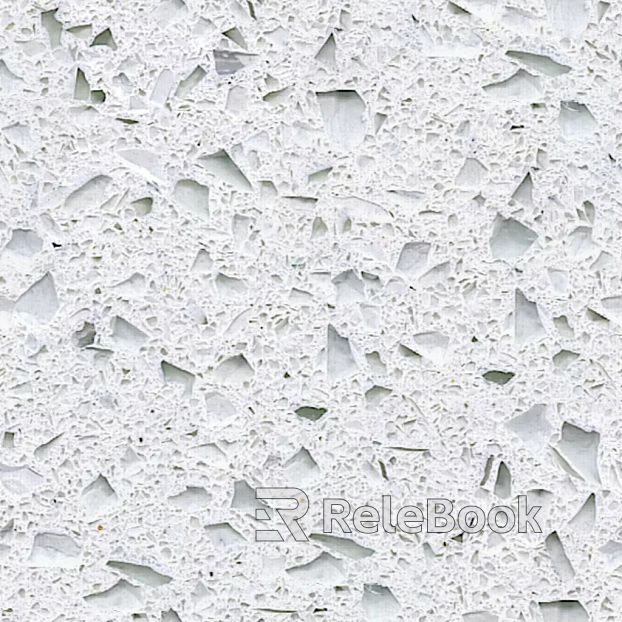 terrazzo stone large white flower artificial stone seamless texture