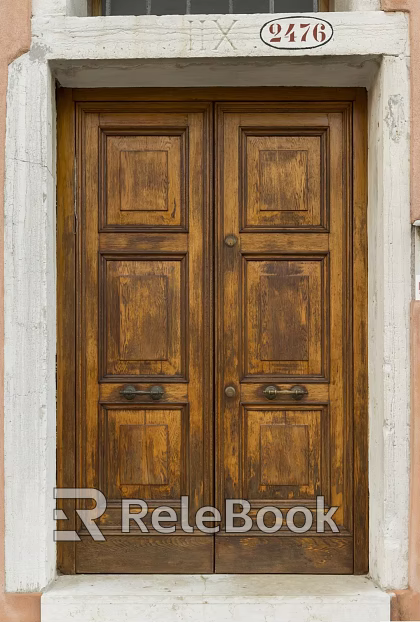 Wooden door texture