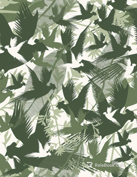 animal and plant pattern texture