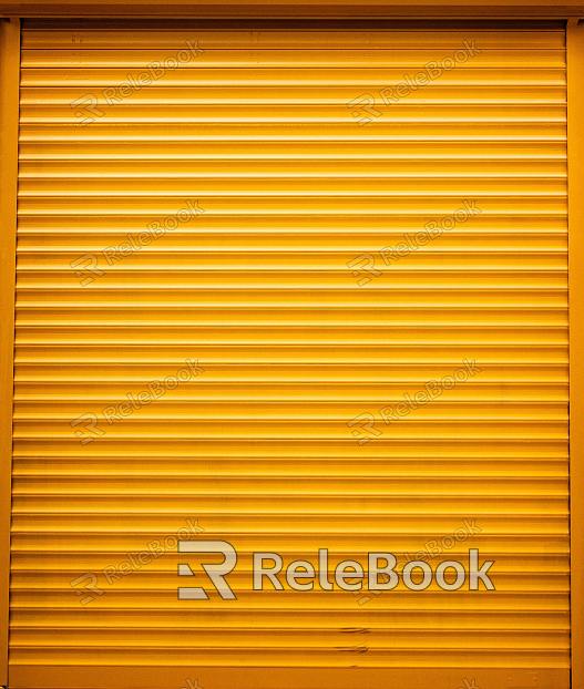 Rolling shutter door texture