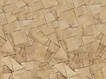 Wood mosaic yellow wood grain chaos spell seamless texture (ID:ffaeg20318)
