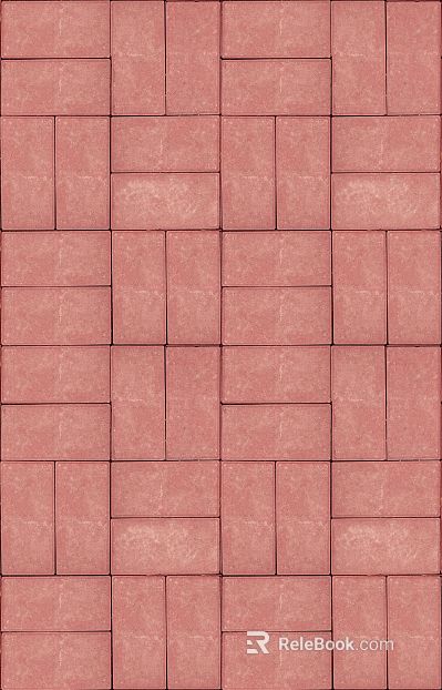 Brick red field brick outdoor square brick permeable brick texture