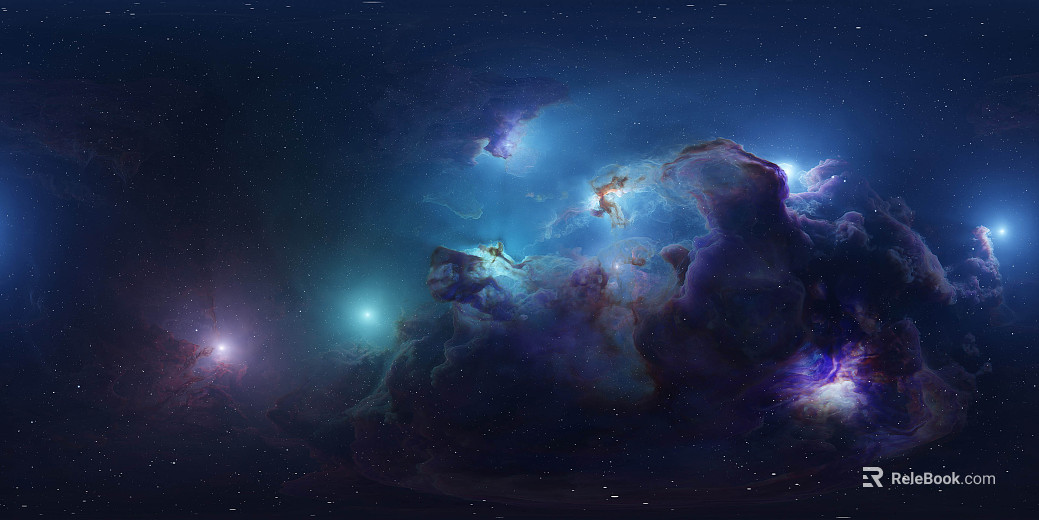 cosmic nebula galaxy starry sky HDR texture