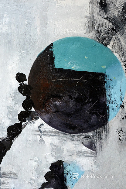 three-dimensional physical painting texture