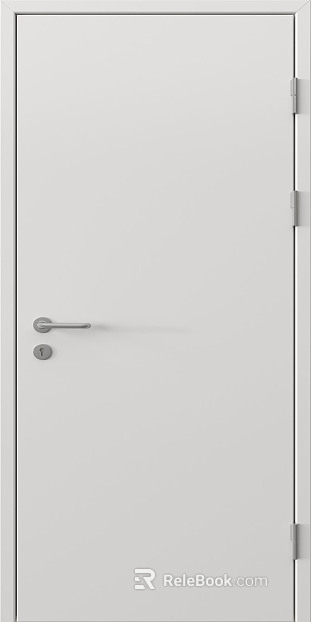 Minimale White Office Single Door texture