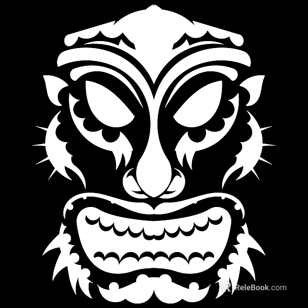 Tattoo black and white mask pattern texture pattern graphics texture