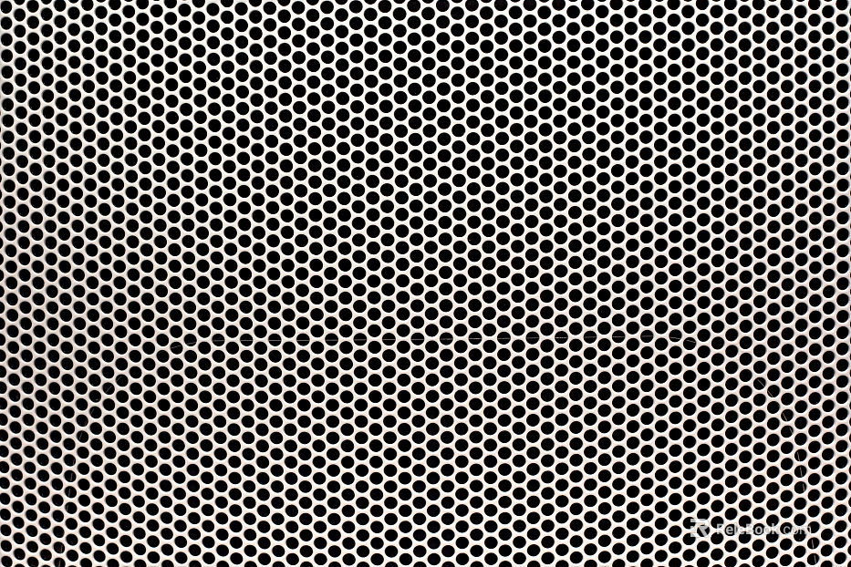 Perforated plate texture