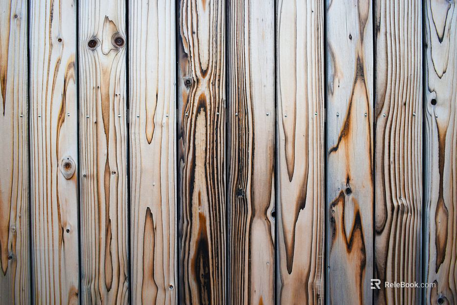 Wooden panel texture