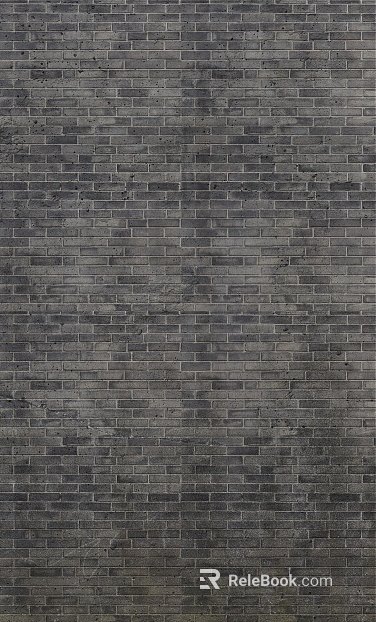 Green gray retro brick wall building materials texture