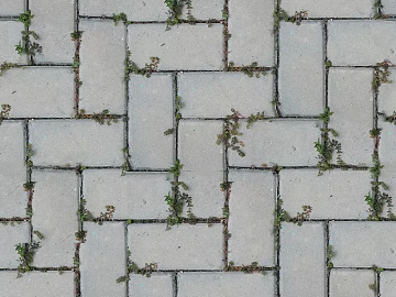 Grass-planting brick pedestrian brick texture (ID:ffach836406)