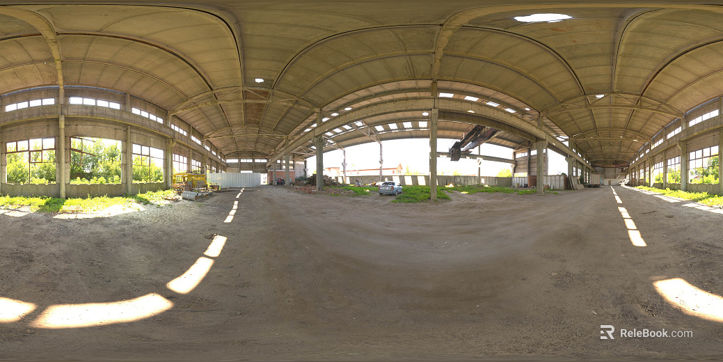 Abandoned Plant Day HDR texture