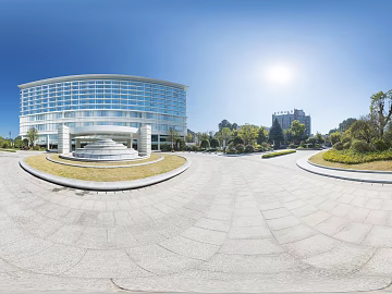 Industrial Park Entrance Square Day HDR texture (ID:ffach091146)