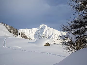 Modern Natural Landscape Snow Mountain Exterior texture (ID:ffach384980)