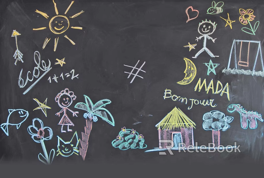 blackboard painting texture