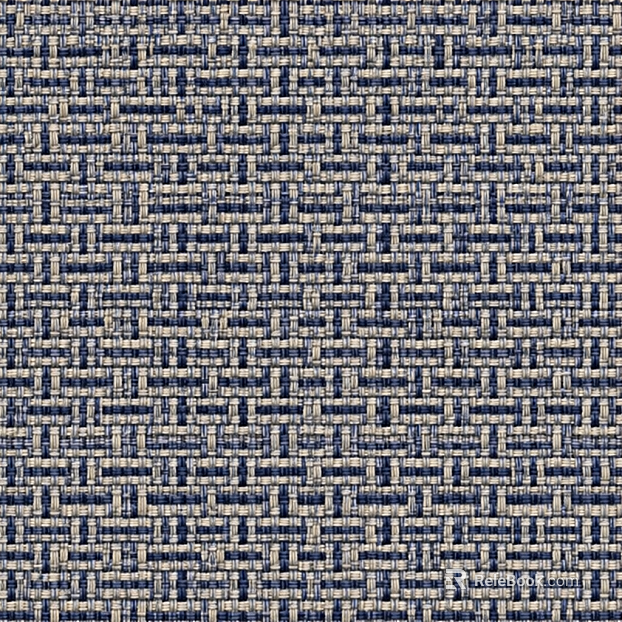 Blue beige plaid woven soft fabric texture