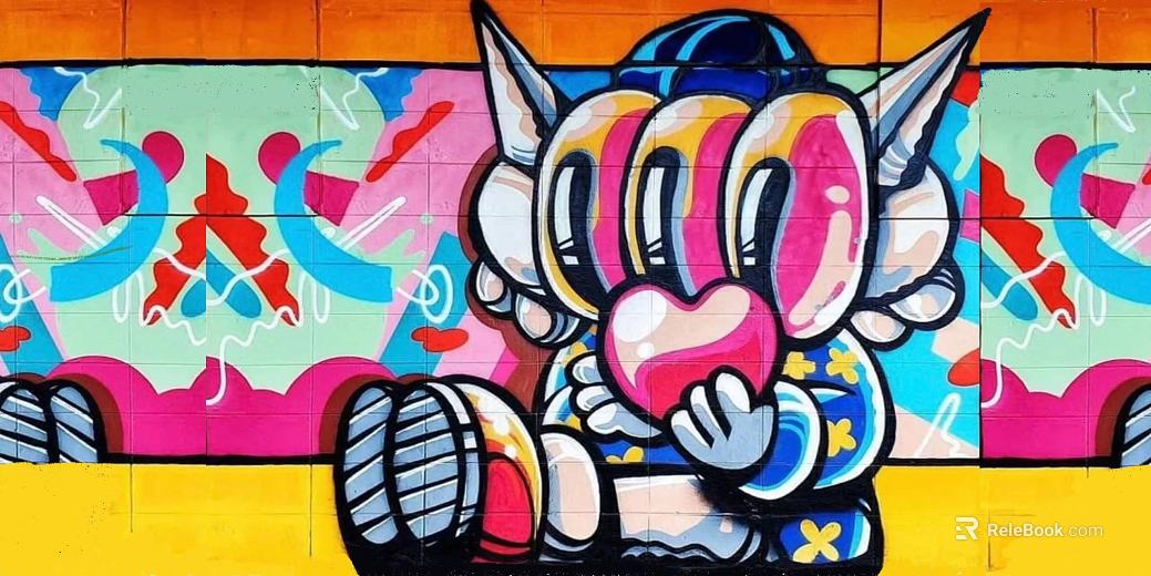 Wall painting texture
