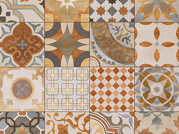 Tile Yellow Vintage Tile texture (ID:ffagg38376)