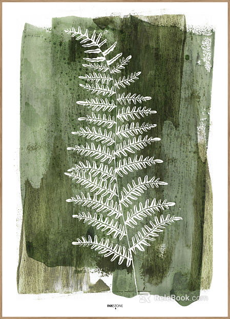 Plant painting texture