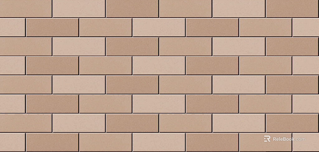 Brick wall ochre tricolor full-body brick texture