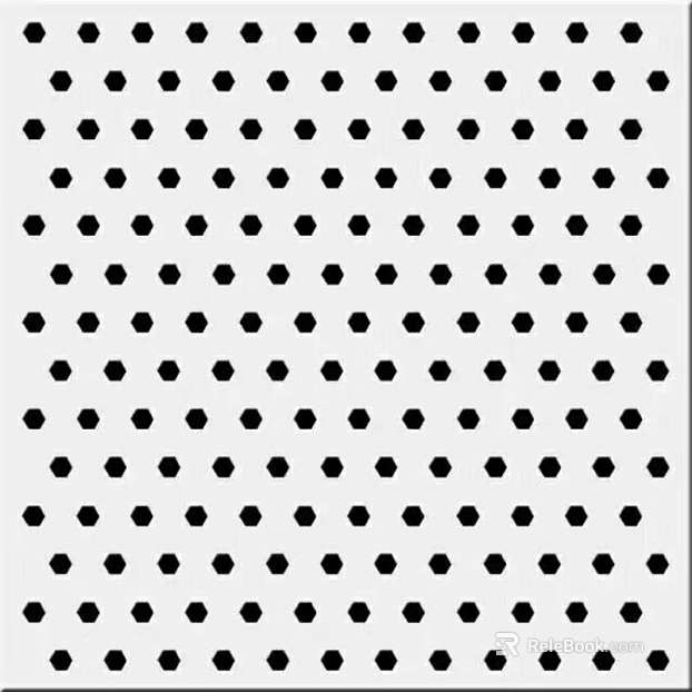 Perforated plate texture