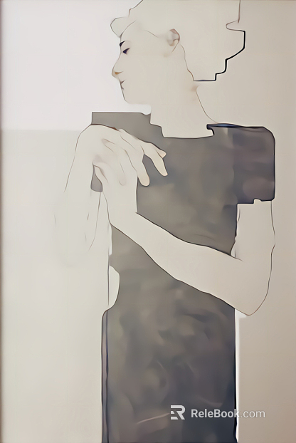 figure painting texture