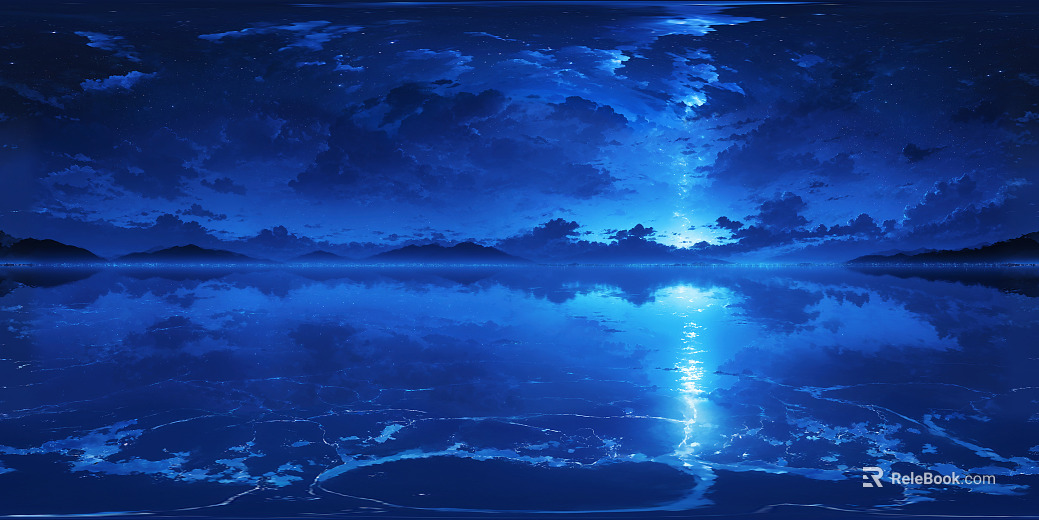 Anime Style Blue Sky texture