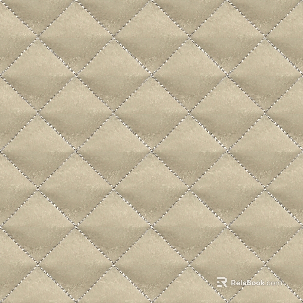 Beige quilted upholstery leather background wall texture