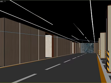 Modern Deep Brown Walnut Underground Garage Wall Panel texture (ID:ffaeh258021)