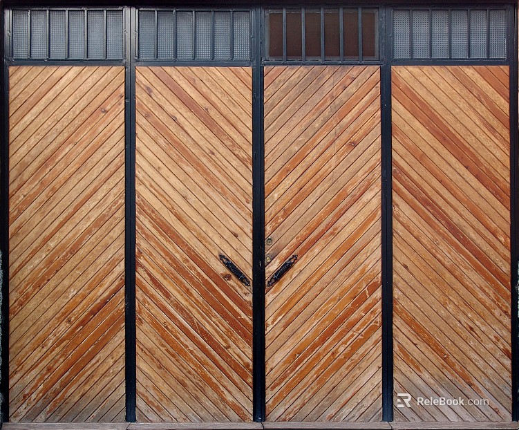Wooden door texture