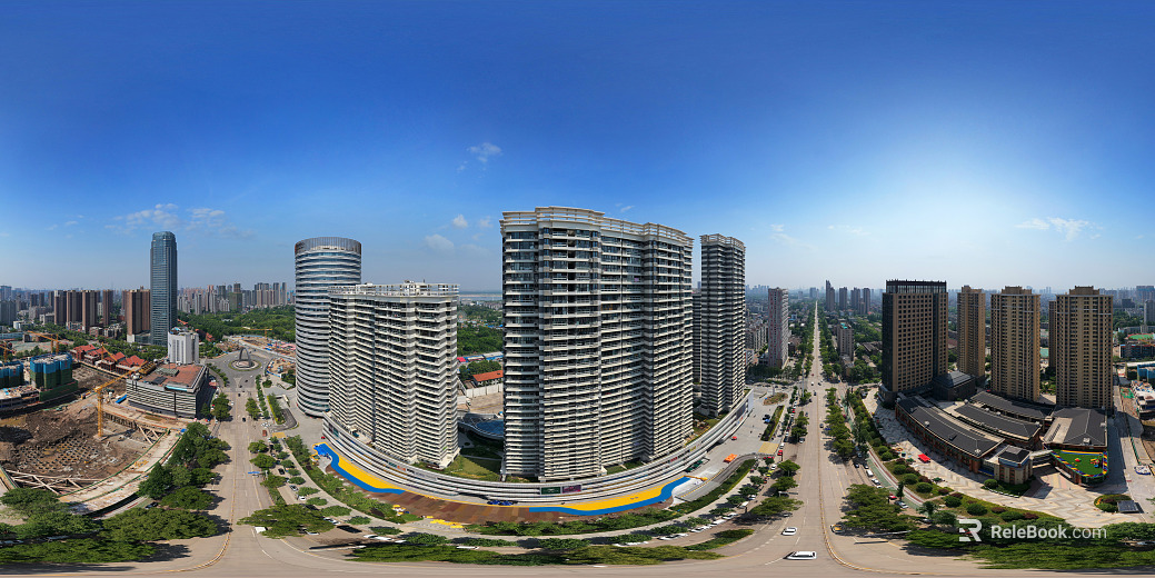 HDR City Community Panorama texture