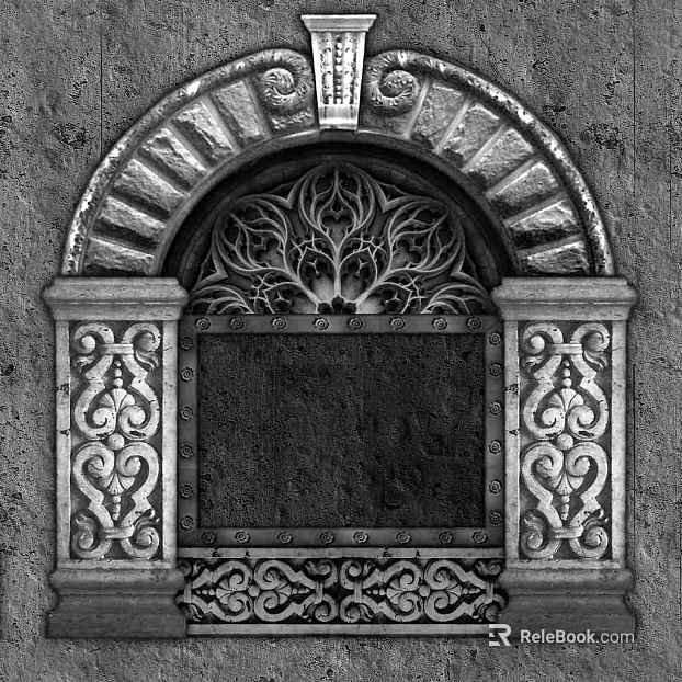 Black and White Bump texture