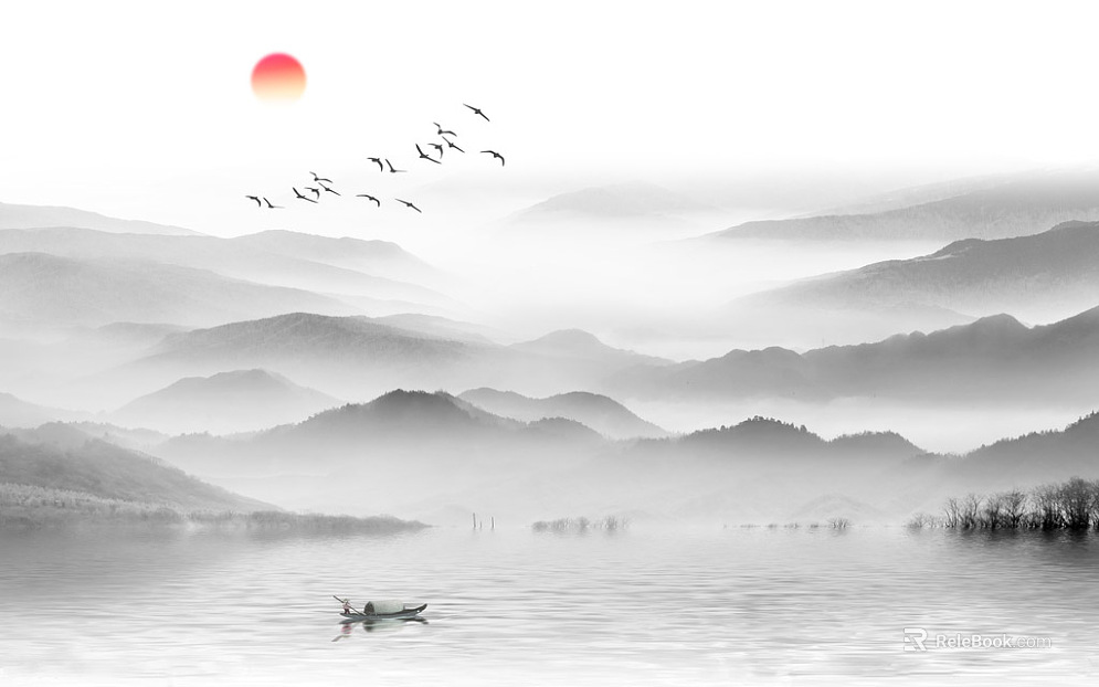 landscape painting texture