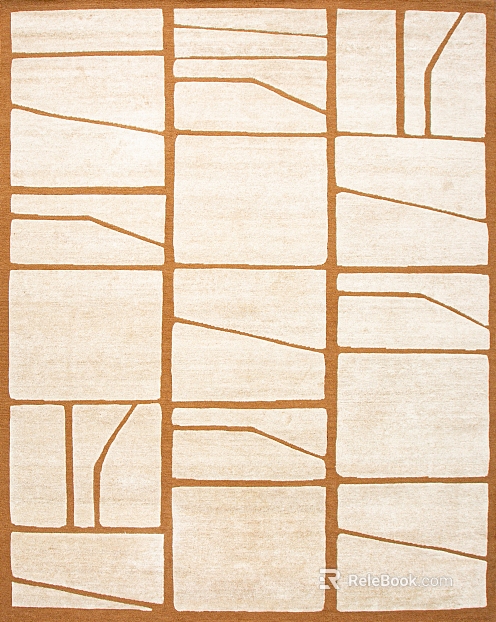 Modern Brown Beige Geometric Carpet Living Room texture