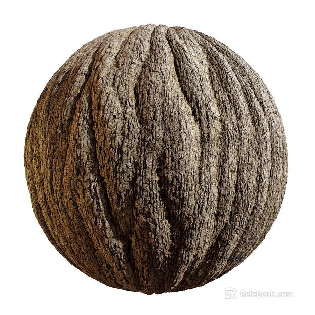 East Asian Bark PBR texture